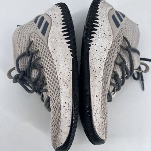 Adidas Dame 4 Damian Lillard‎ Basketball Sneakers Size 7 gray speckled soles - Picture 4 of 11